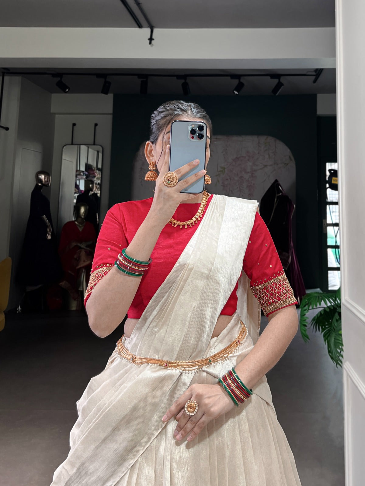 Red Lehenga Party Wear