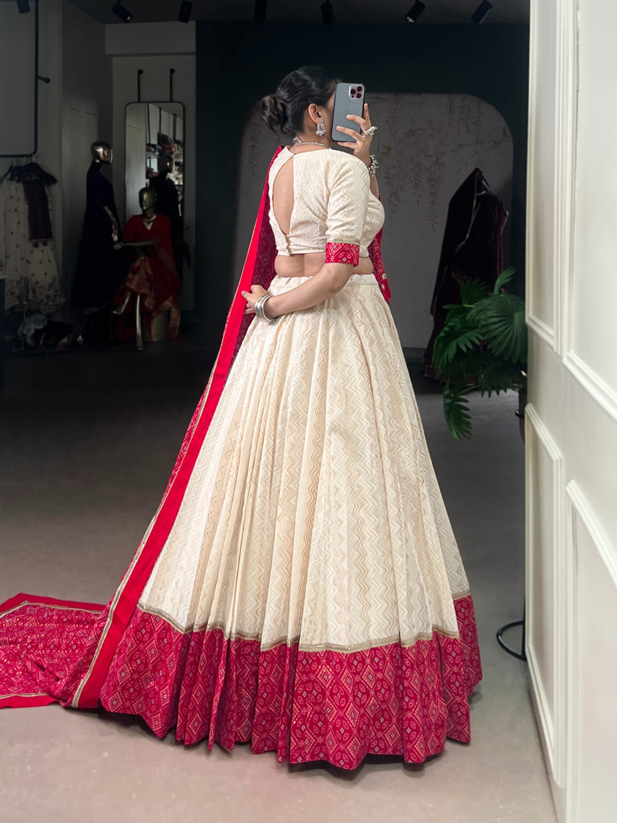 Navratri wear lehenga choli with online shopping