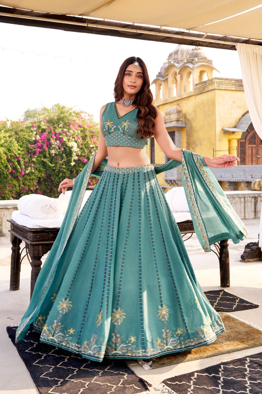 sky blue chaniya choli near me usa