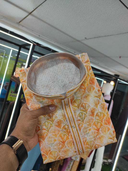 Cotton printed kurta for party