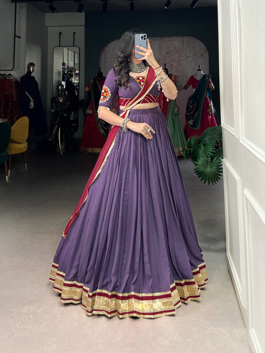Gamthi work lehenga in USA