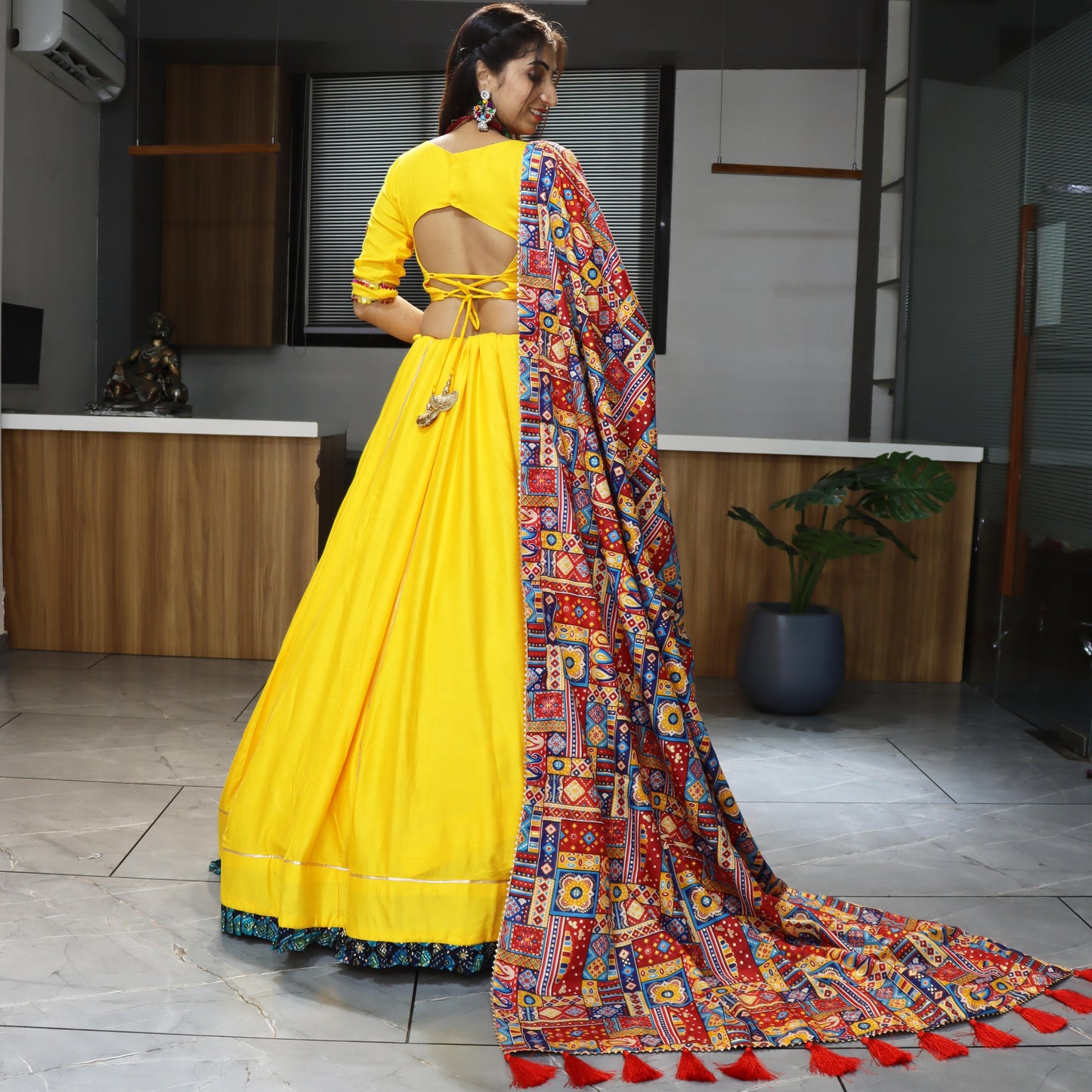 Yellow chaniya choli for navratri price