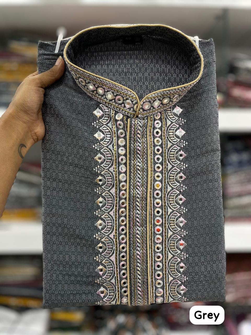 Men's Kurta Pajama Party Wear Outfits