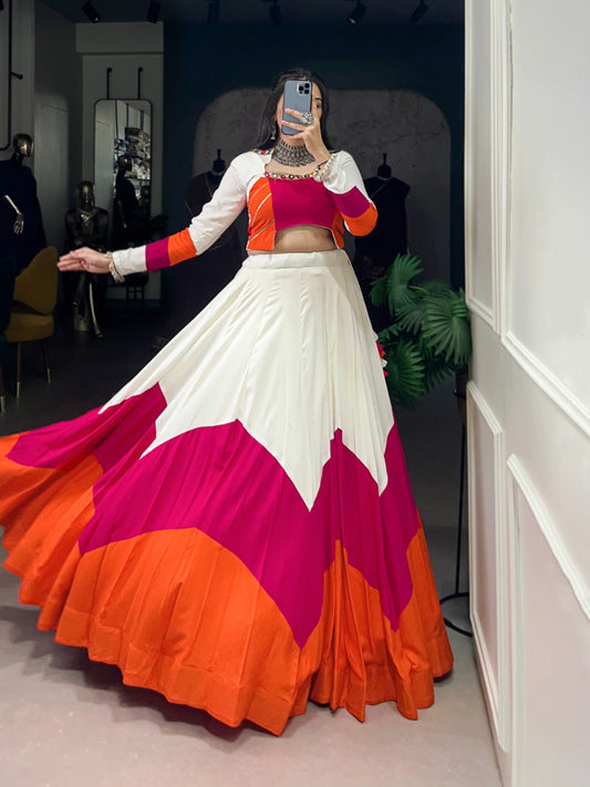 Stunning white color lehenga USA