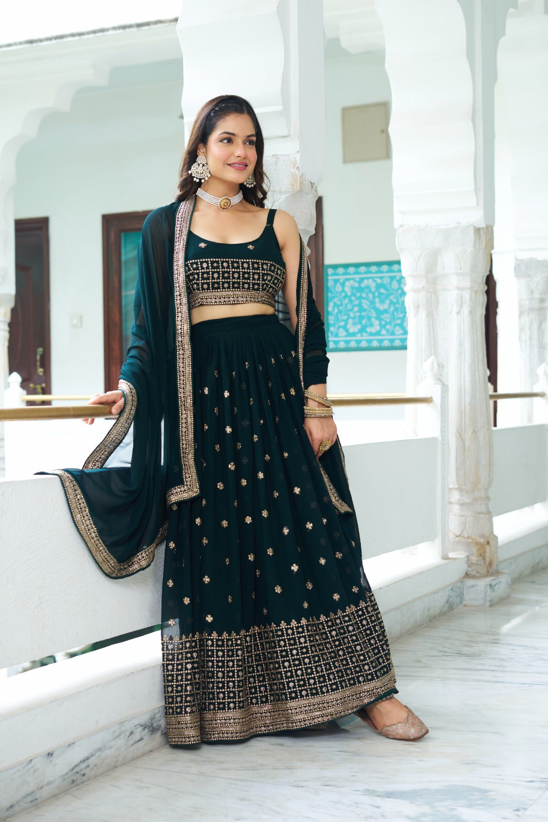 Wedding wear designer chaniya choli UK