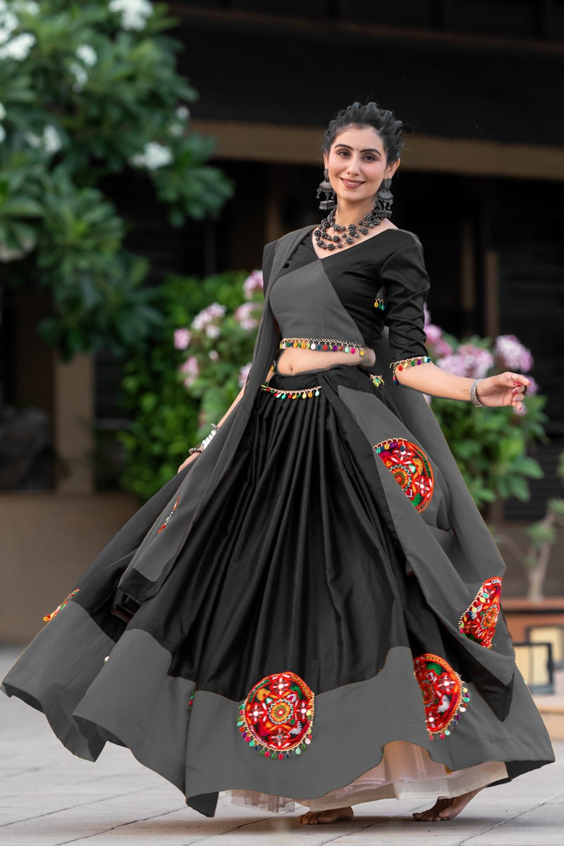 Grey chaniya choli navratri online shopping