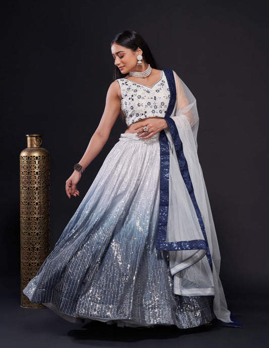 White Lehenga Choli for Women
