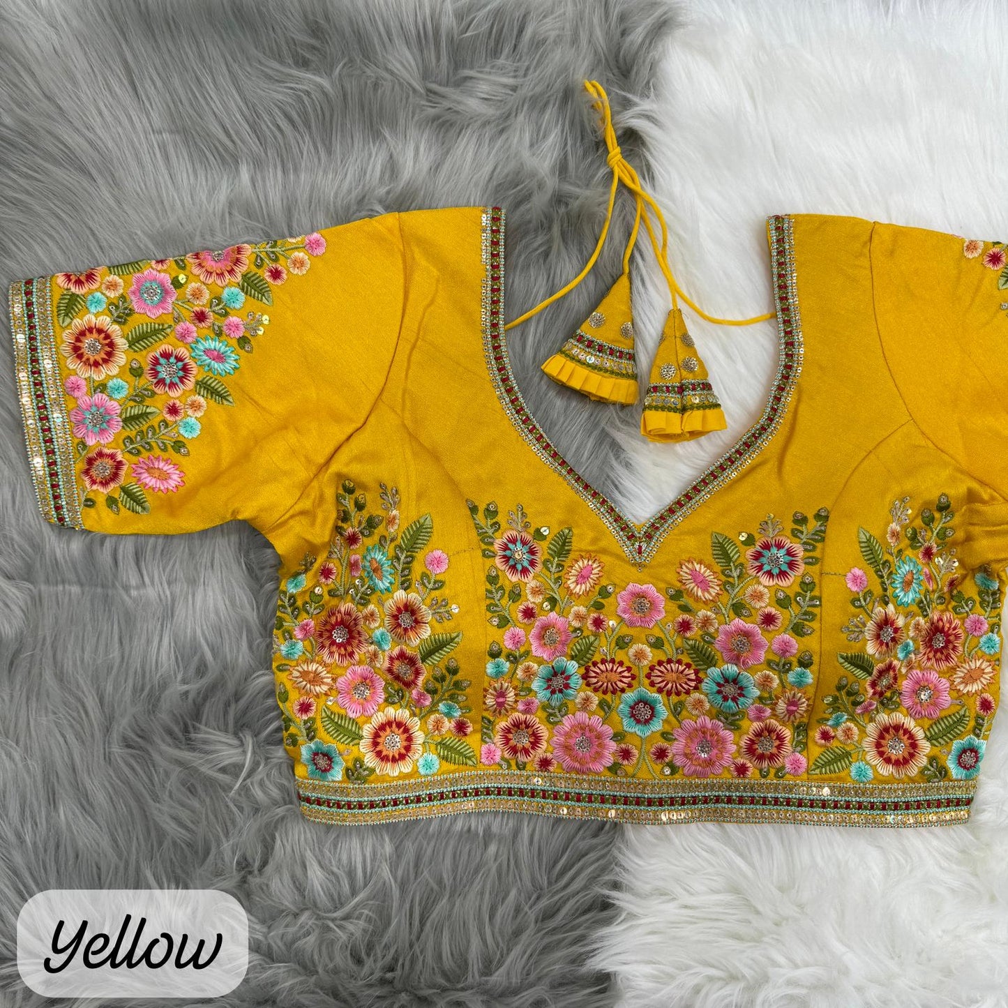 Yellow Blouse For Haldi Lehenga