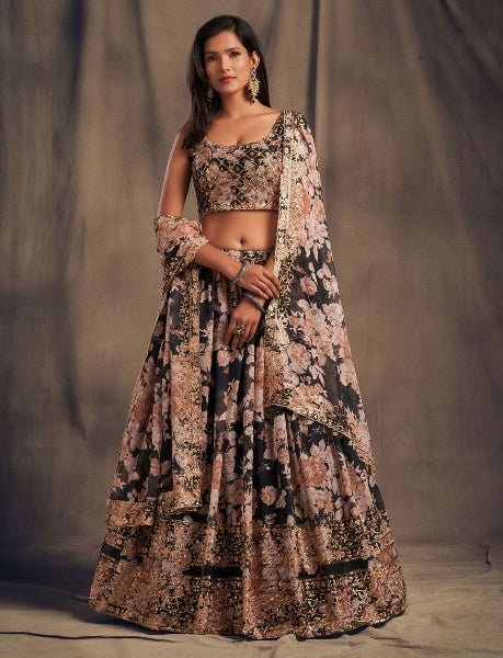 simple chaniya choli for wedding