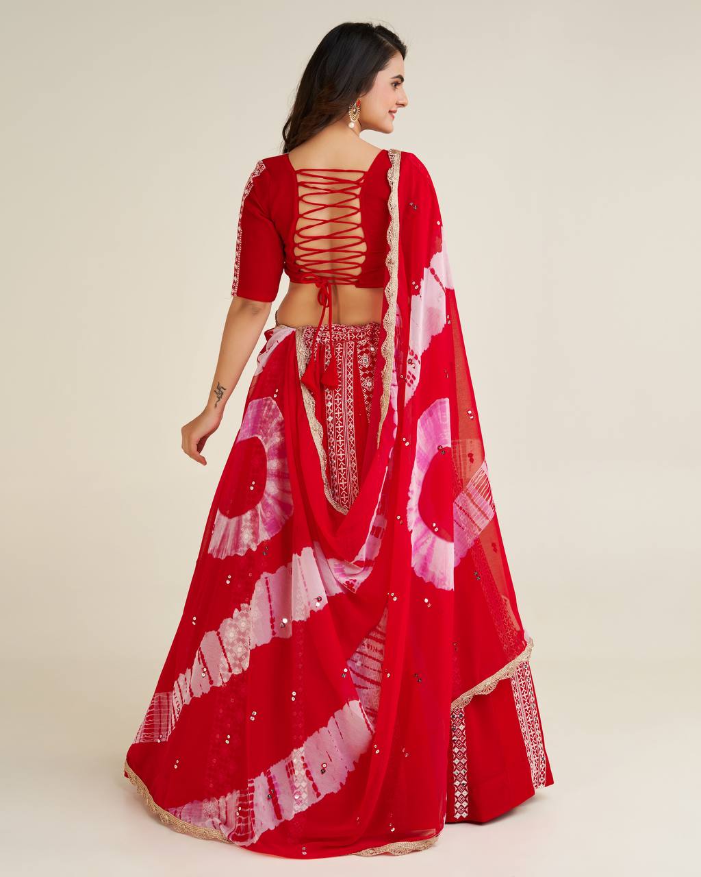 Simple chaniya choli for Navratri