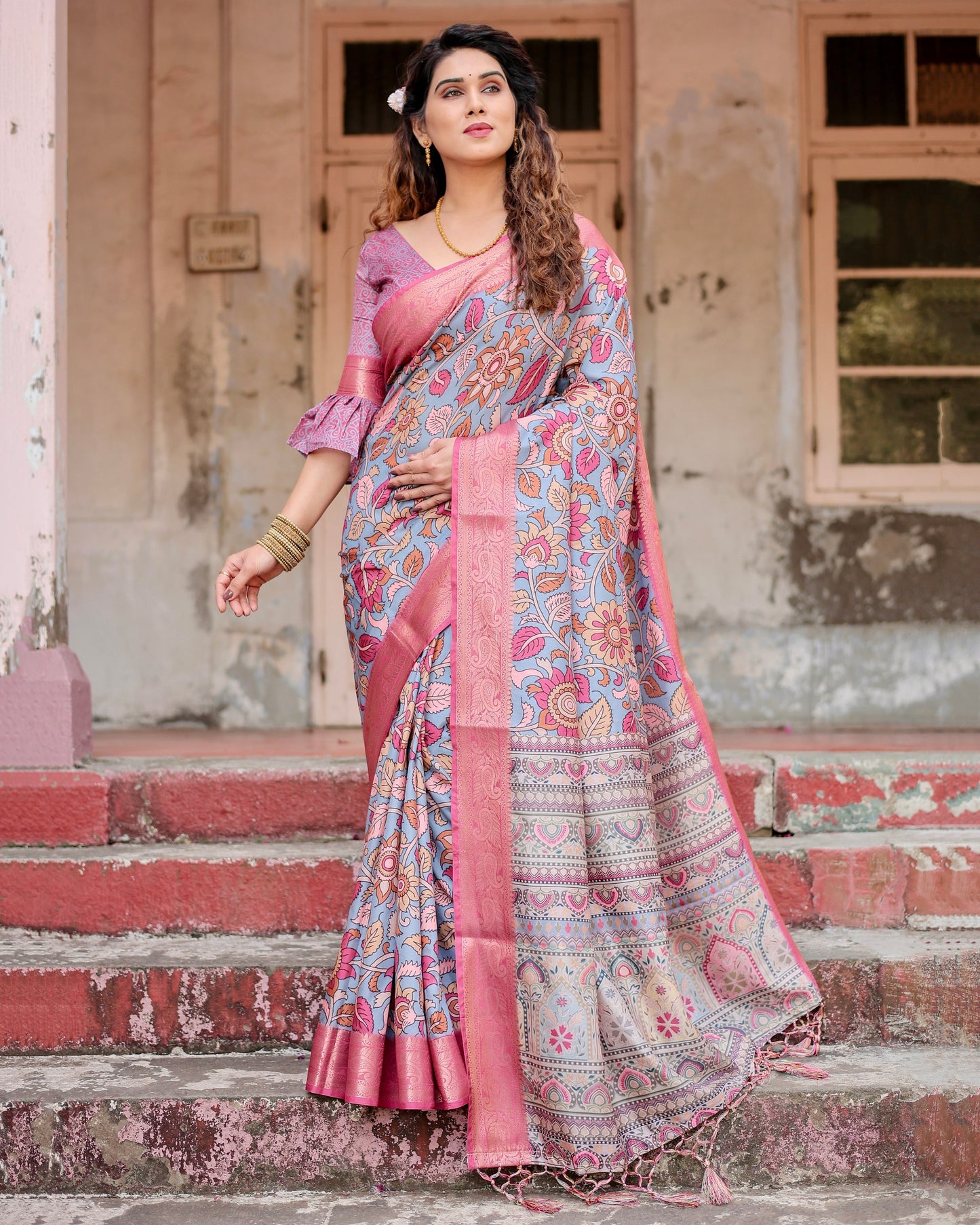 Heavy designer party wear Saree