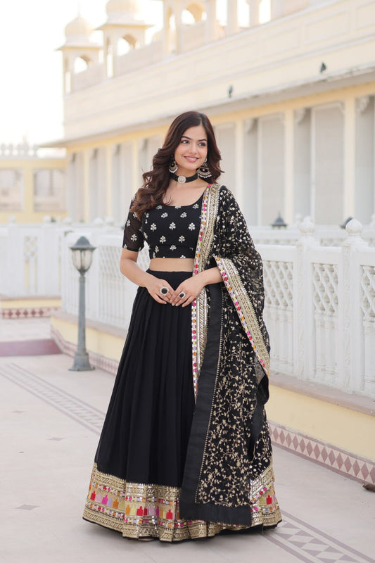 Black lehenga for party wear