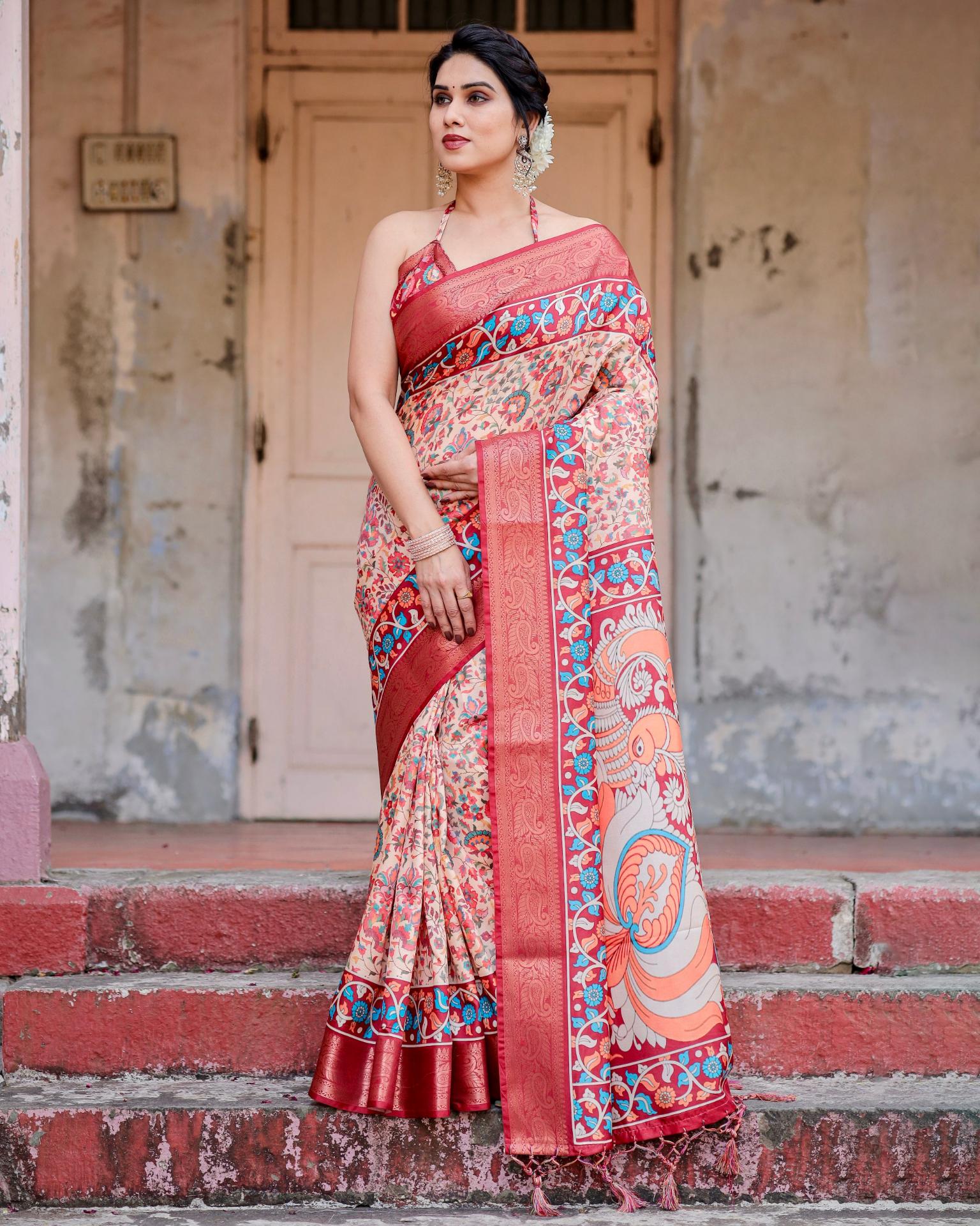 Original Kalamkari Saree