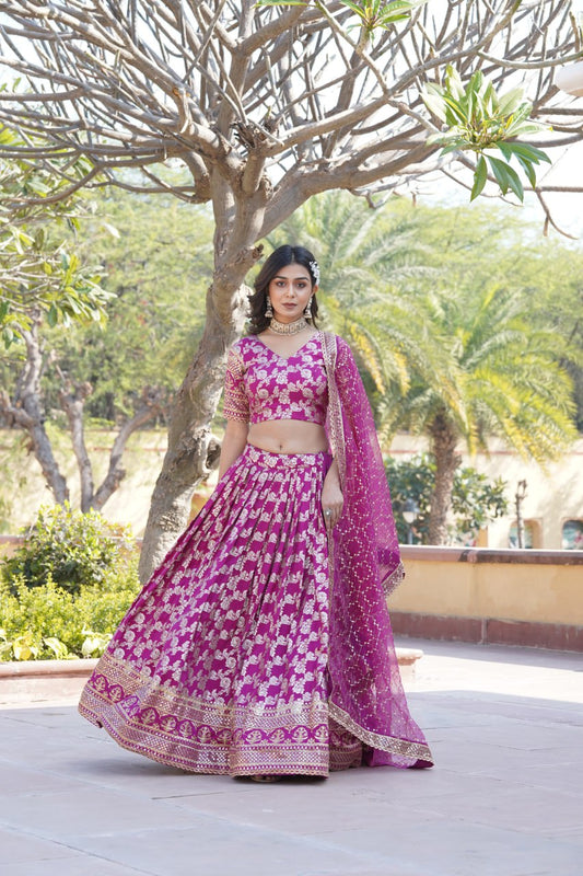 Magenta,  lehenga