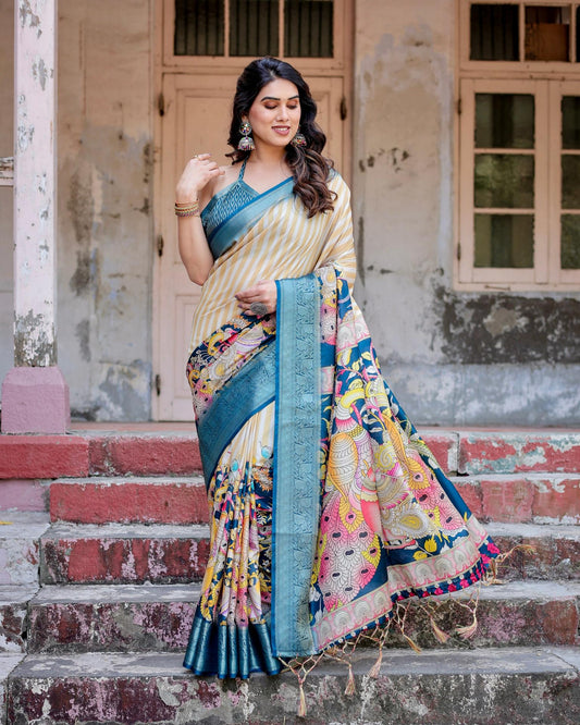 Pure Silk printed sarees
