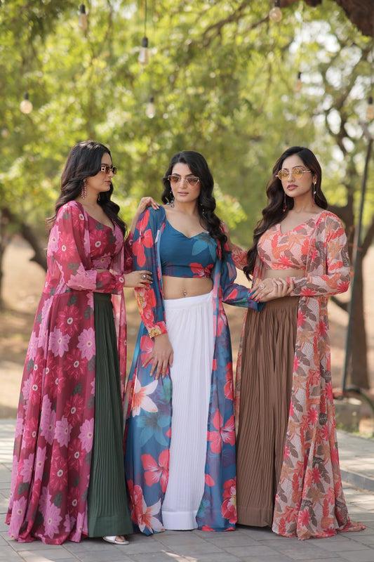 Printed lehenga choli for party