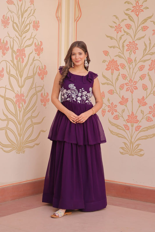 Party wear designer gown