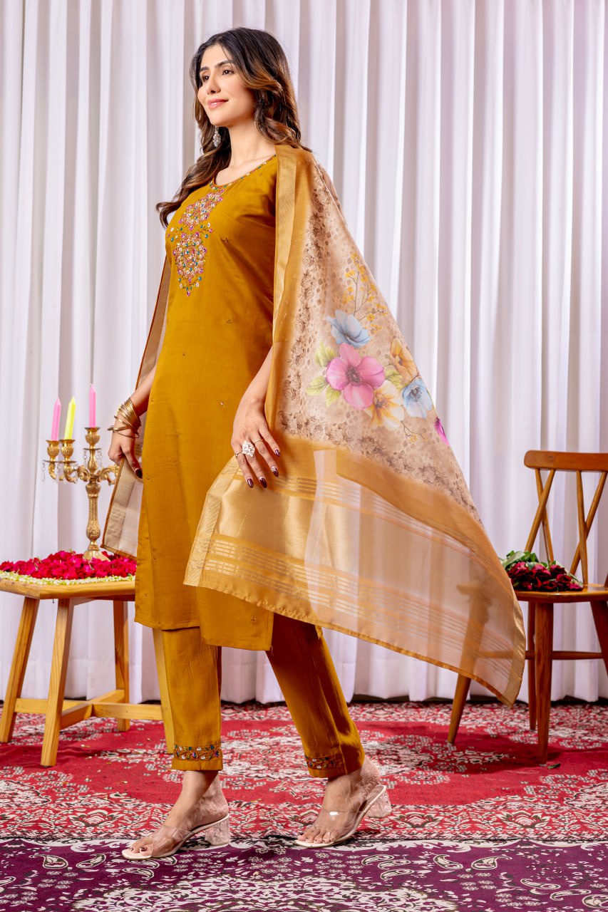 Yellow salwar kameez latest designs