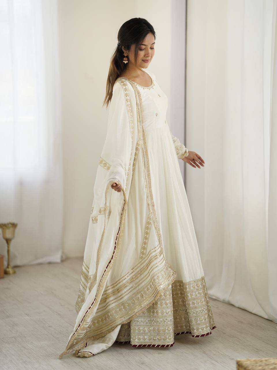 Wedding wear designer gown