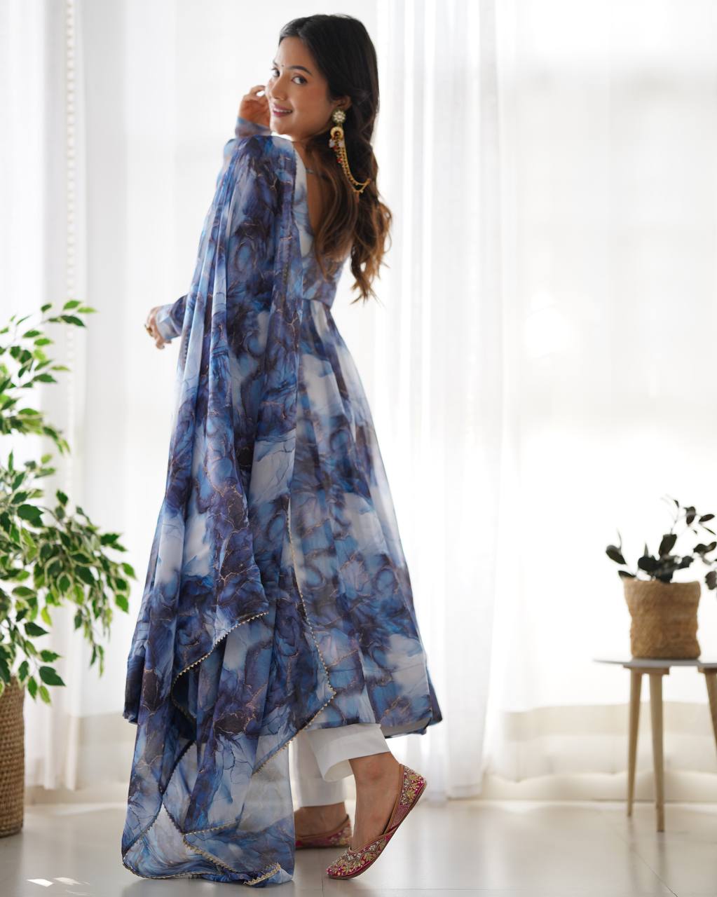 floral printed gown for women usa