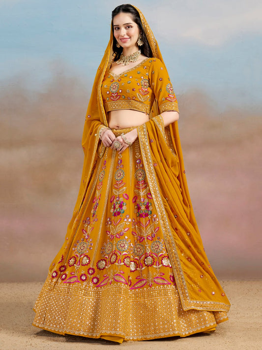 Elegance yellow chaniya choli