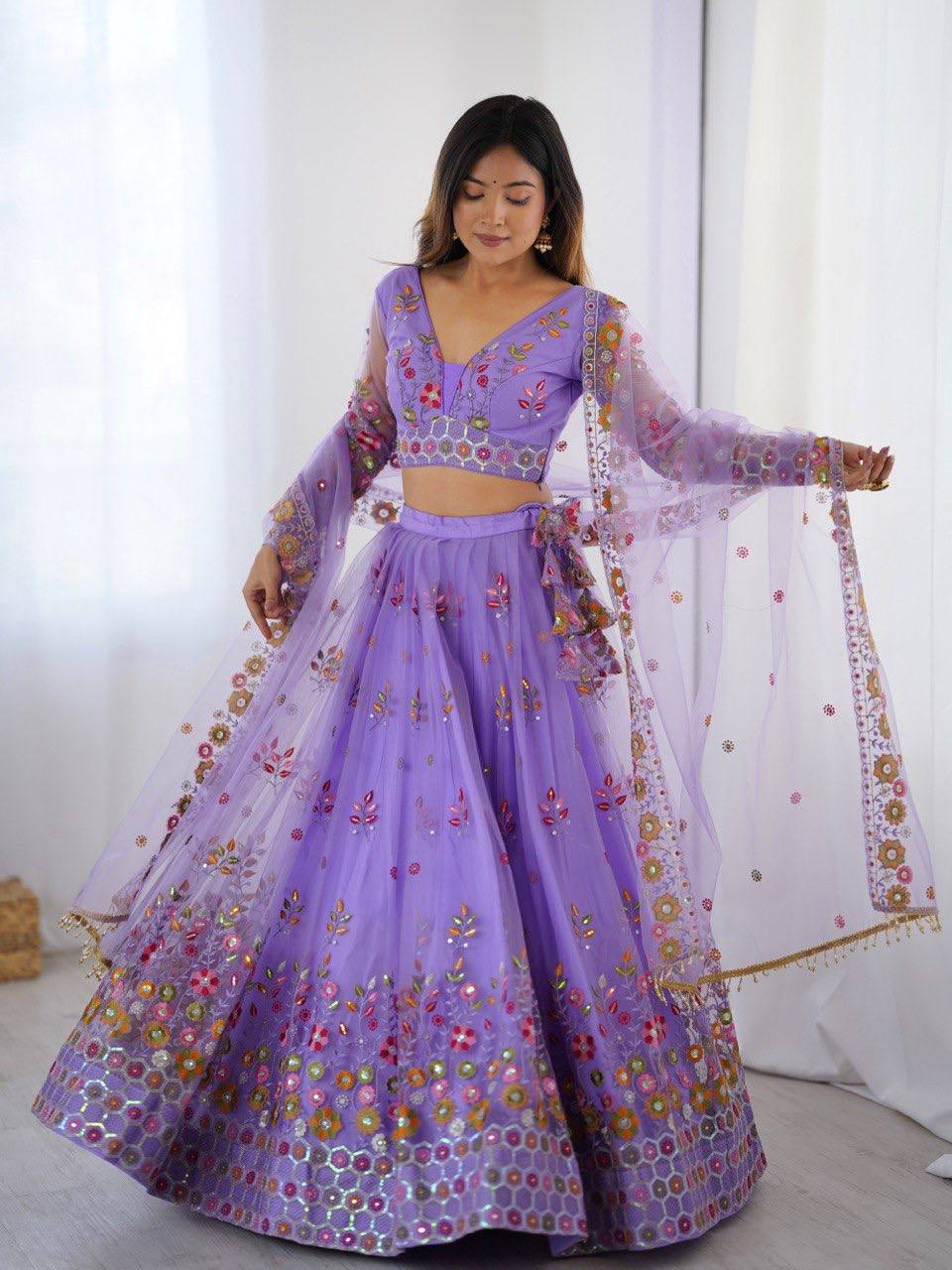 Purple Lehenga Bridal