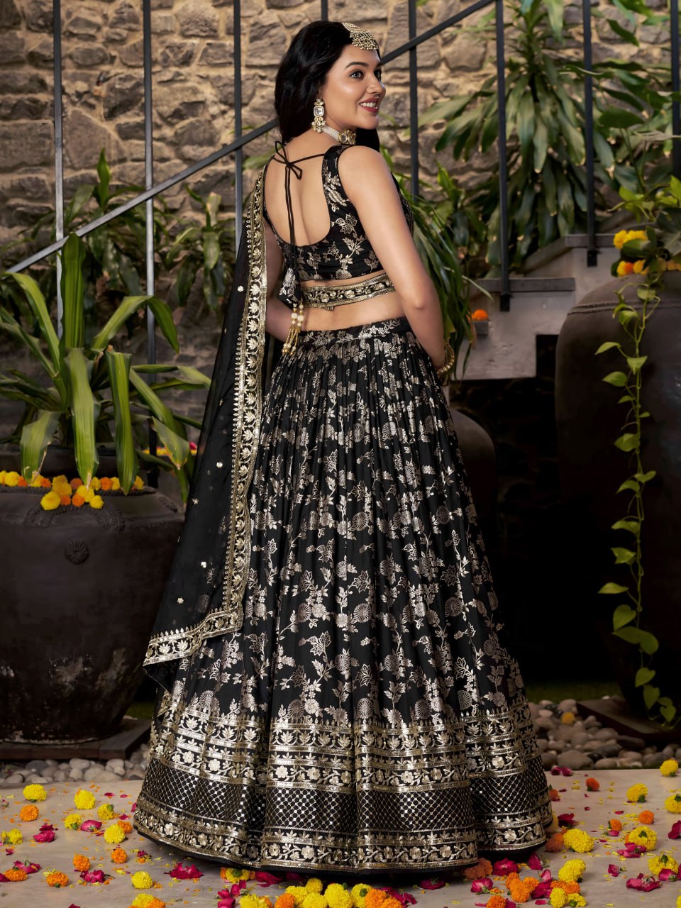 black dola silk lehenga choli online usa ragthm