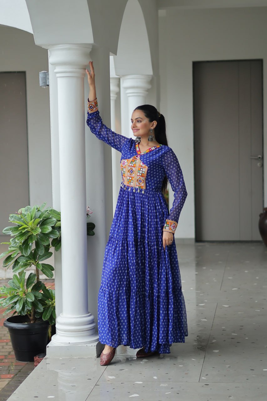 Navratri wear designer gown