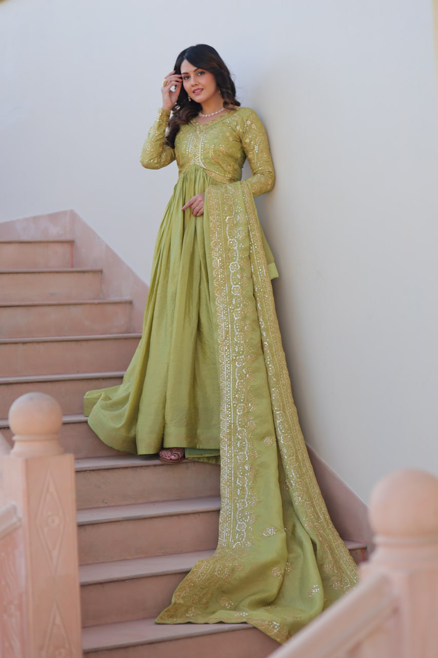 Readymade green gown UK
