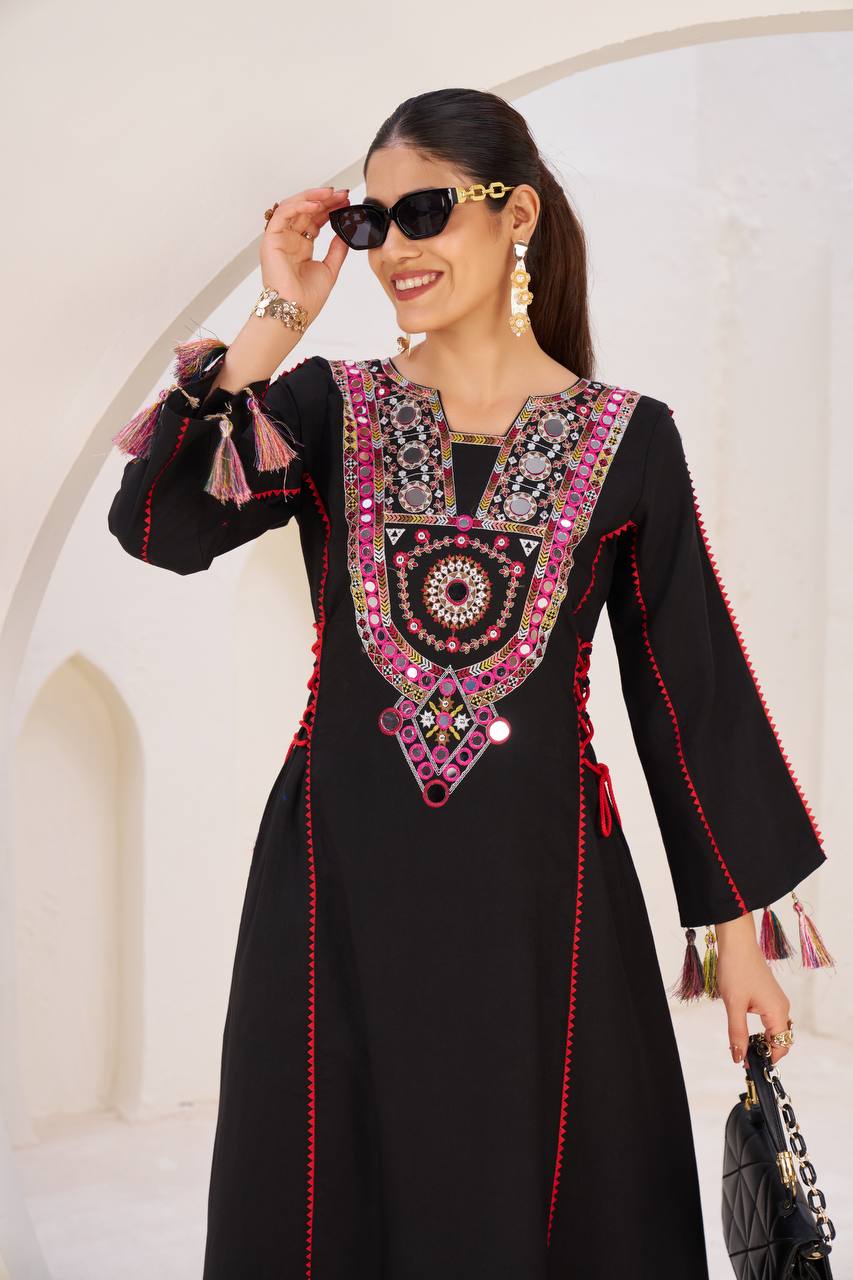 Black Co Ord Set Ethnic