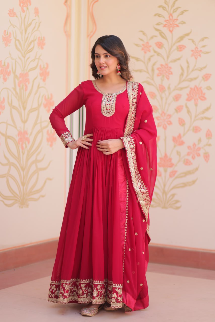 designer pink gown usa