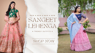 Captivating Sangeet Lehenga Choli - Elevate Your Style with Stunning Designs