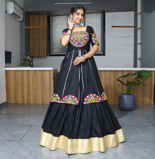 Black chaniya choli for navratri with price
