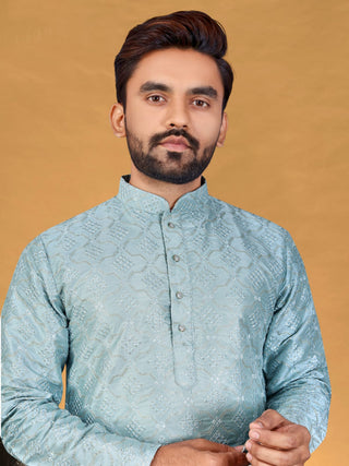 Purple Kurta Party Wear Mens Kurta Sets