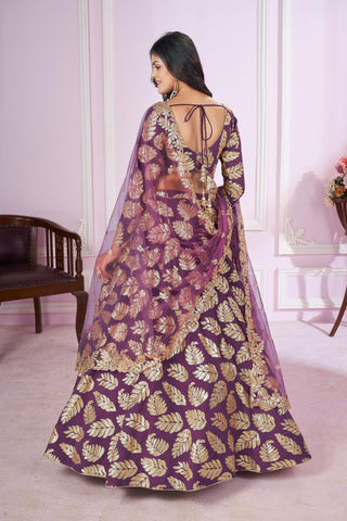 Beautiful Purple Lehenga