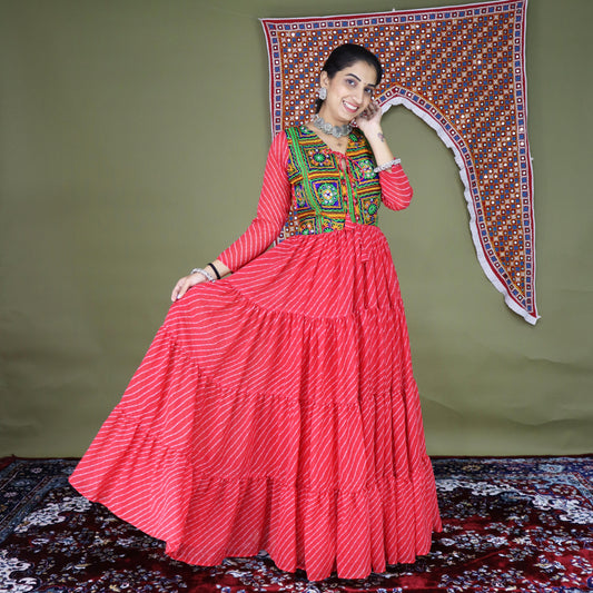 Gajari georgette gown price
