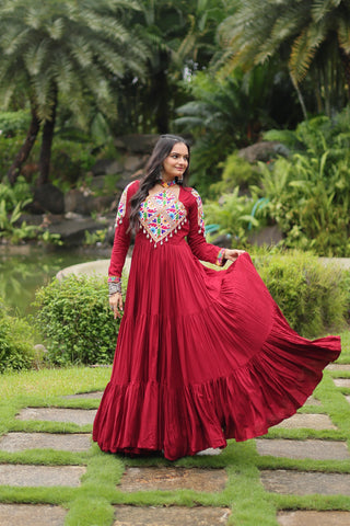 Navratri gown design
