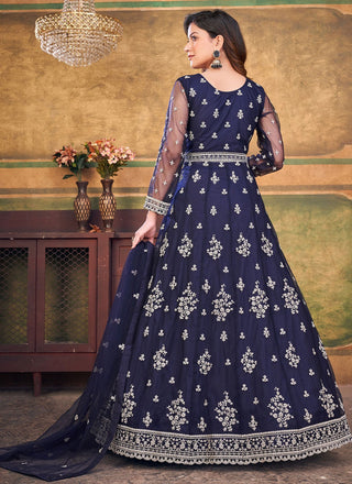 Wedding wear embroidery work  gown with dupatta