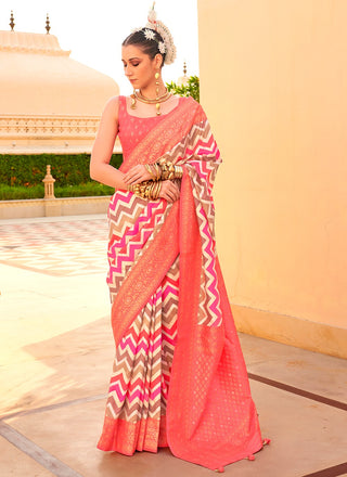 Traditional wedding wear silk saree