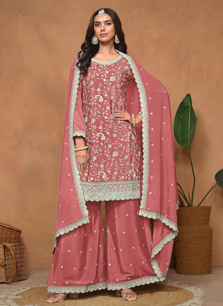 Pink Sharara Suit for women
