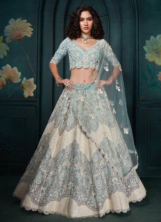 wedding sequins lehenga choli