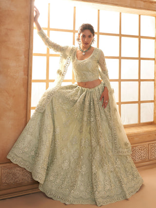 Pista lehenga choli for engagement