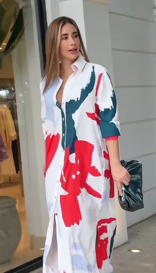 Cute Korean Long Dress