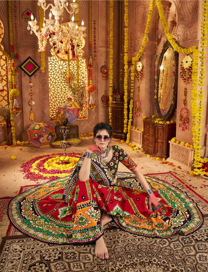 Cotton Lehenga Choli with Dupatta
