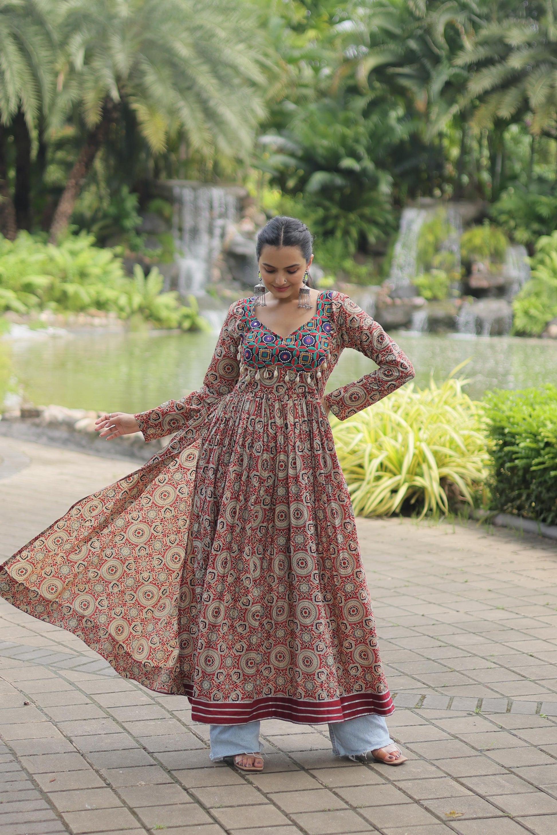 Gujarati Garba dress for female
