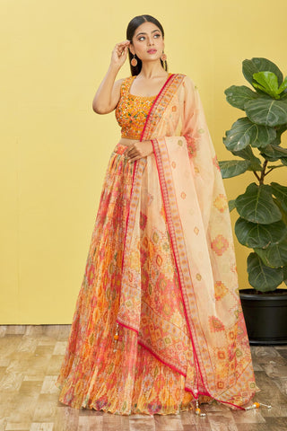 yellow lehenga choli for haldi ceremony online shopping USA UK AND CANADA