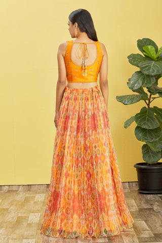 yellow lehenga choli