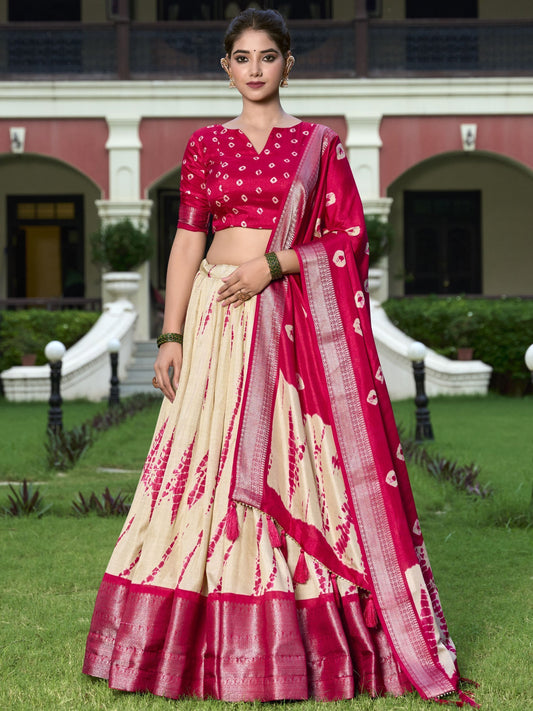 Red Lehenga Party Wear
