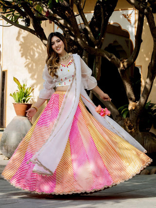 Digital printed lehenga choli