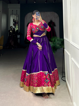 Fancy Dandiya nights lehenga choli for women